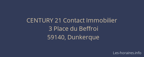 CENTURY 21 Contact Immobilier