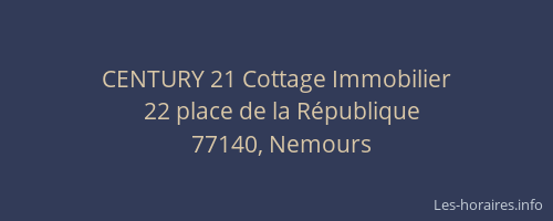 CENTURY 21 Cottage Immobilier
