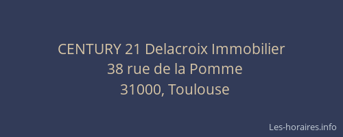 CENTURY 21 Delacroix Immobilier