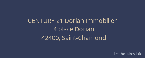 CENTURY 21 Dorian Immobilier