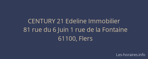 CENTURY 21 Edeline Immobilier