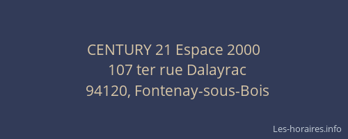 CENTURY 21 Espace 2000