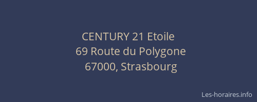 CENTURY 21 Etoile