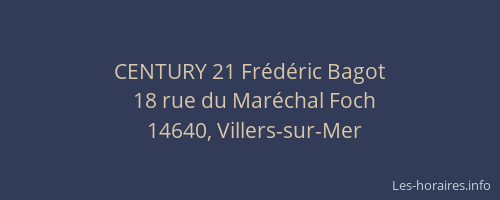 CENTURY 21 Fr&eacute;d&eacute;ric Bagot