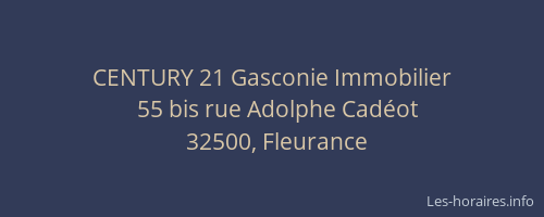 CENTURY 21 Gasconie Immobilier