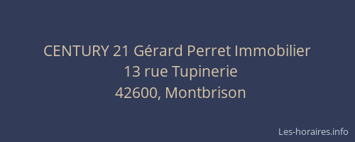 CENTURY 21 Gérard Perret Immobilier