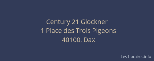 Century 21 Glockner