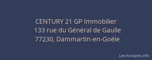 CENTURY 21 GP Immobilier