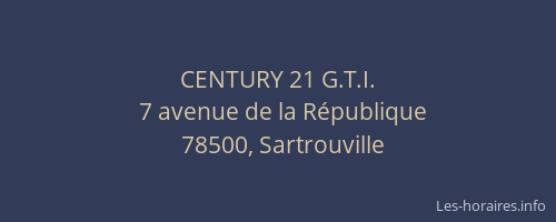 CENTURY 21 G.T.I.