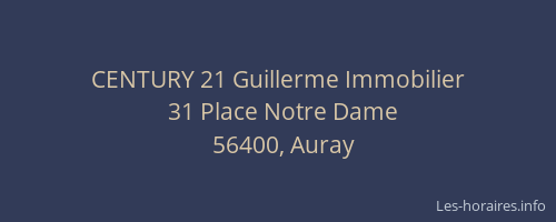 CENTURY 21 Guillerme Immobilier