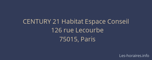 CENTURY 21 Habitat Espace Conseil