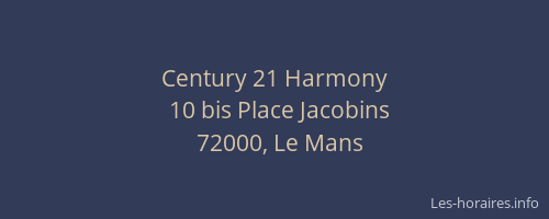 Century 21 Harmony