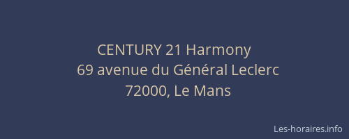 CENTURY 21 Harmony