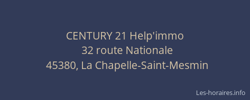 CENTURY 21 Help'immo