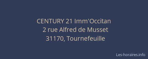 CENTURY 21 Imm'Occitan