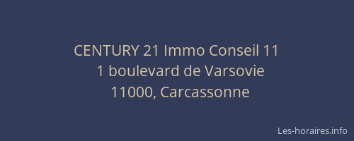 CENTURY 21 Immo Conseil 11