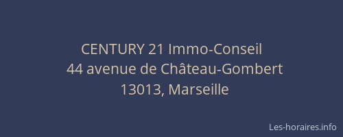 CENTURY 21 Immo-Conseil