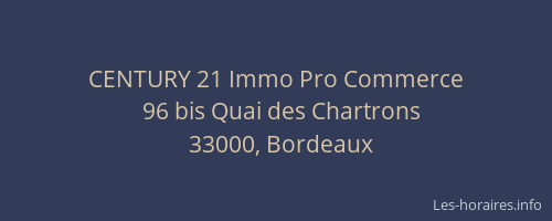 CENTURY 21 Immo Pro Commerce