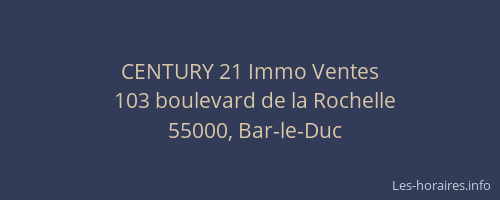 CENTURY 21 Immo Ventes