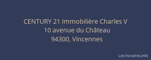 CENTURY 21 Immobilière Charles V