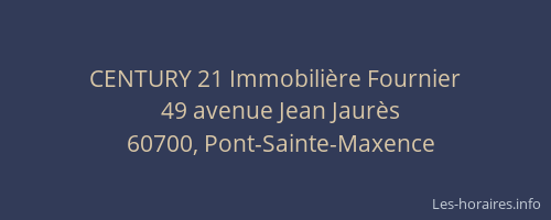 CENTURY 21 Immobili&egrave;re Fournier