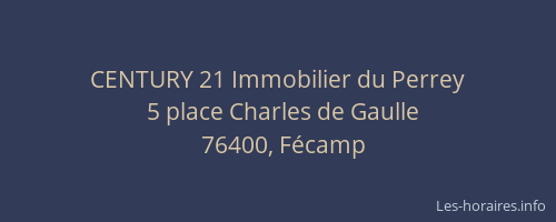 CENTURY 21 Immobilier du Perrey