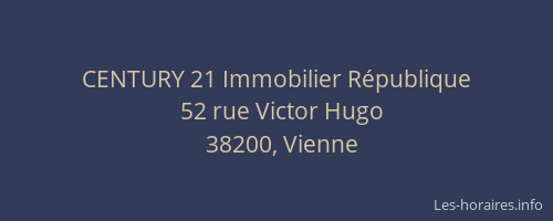 CENTURY 21 Immobilier R&eacute;publique