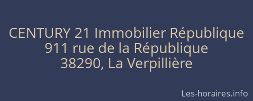 CENTURY 21 Immobilier République