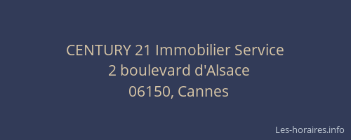 CENTURY 21 Immobilier Service