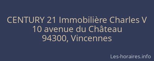 CENTURY 21 Immobilière Charles V