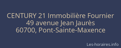 CENTURY 21 Immobilière Fournier