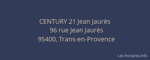 CENTURY 21 Jean Jaurès