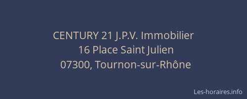 CENTURY 21 J.P.V. Immobilier