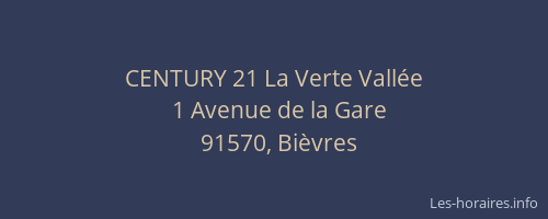 CENTURY 21 La Verte Vallée