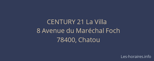 CENTURY 21 La Villa