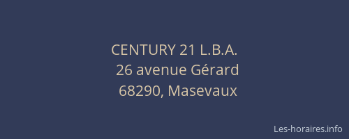 CENTURY 21 L.B.A.