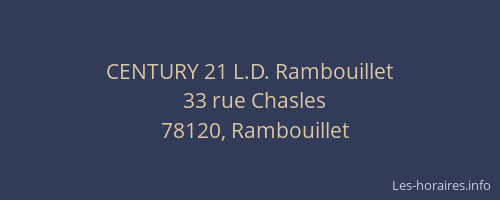 CENTURY 21 L.D. Rambouillet