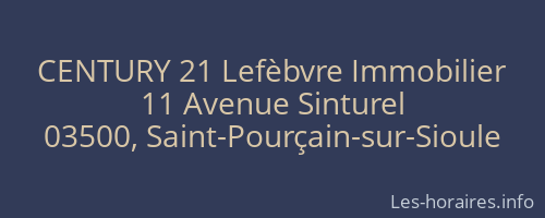 CENTURY 21 Lefèbvre Immobilier