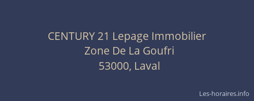 CENTURY 21 Lepage Immobilier