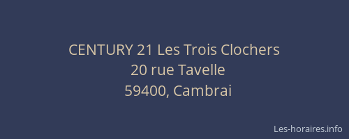 CENTURY 21 Les Trois Clochers
