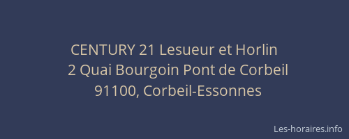 CENTURY 21 Lesueur et Horlin