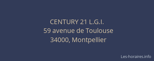 CENTURY 21 L.G.I.
