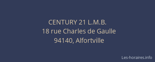 CENTURY 21 L.M.B.