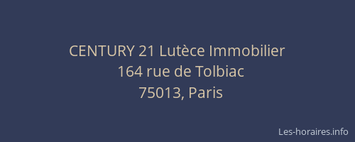 CENTURY 21 Lutèce Immobilier