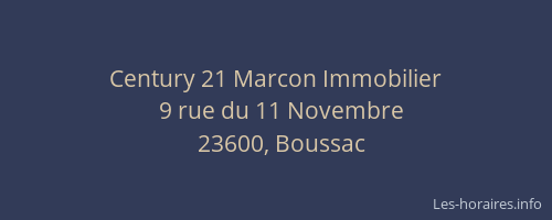 Century 21 Marcon Immobilier