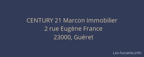 CENTURY 21 Marcon Immobilier