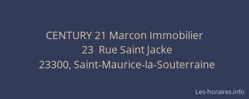 CENTURY 21 Marcon Immobilier