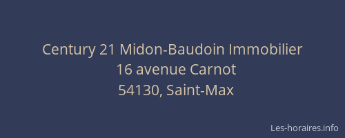 Century 21 Midon-Baudoin Immobilier