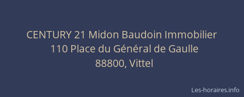 CENTURY 21 Midon Baudoin Immobilier