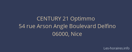 CENTURY 21 Optimmo